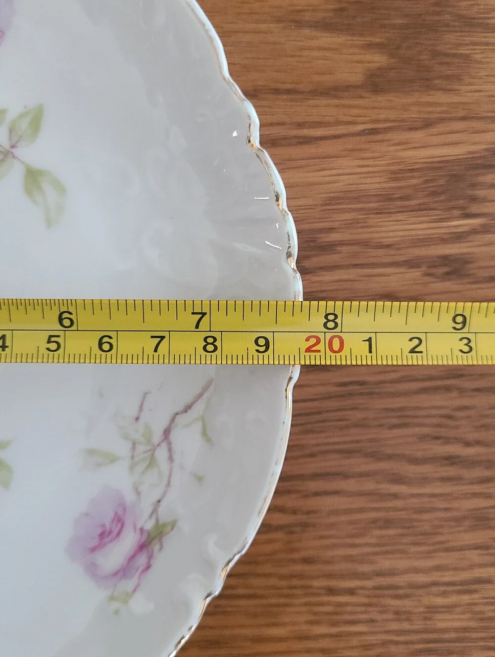 Vintage Haviland Limoges plate in the 